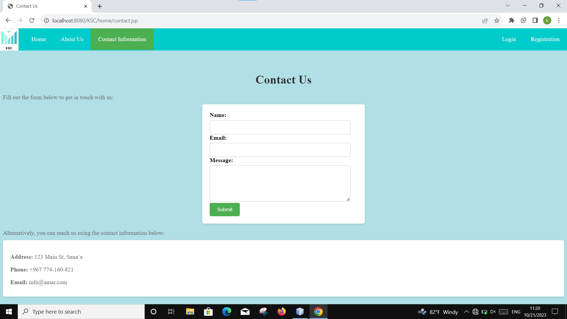 Contact Us